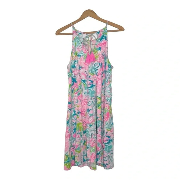 LILLY PULITZER Margot Dress HOT ON THE SCENE size Medium - Picture 2 of 5